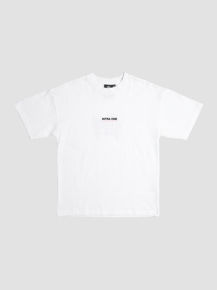 INTRA ONE's Material Study Cherry Blossom Logo Tee - Front flat lay photo