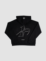 INTRA ONE signature hoodie back view