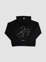 INTRA ONE signature hoodie back view