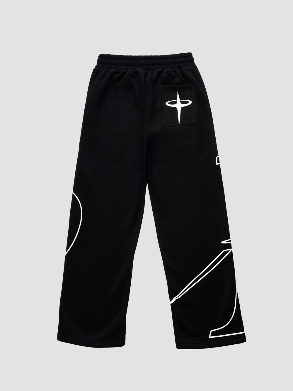 INTRA ONE's signature sweats in black, back design
