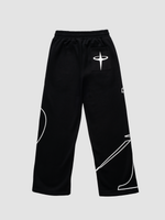 INTRA ONE's signature sweats in black, back design