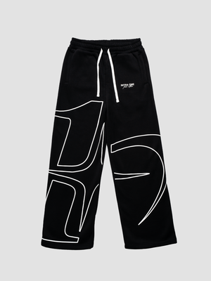 INTRA ONE's signature sweats in black, front design